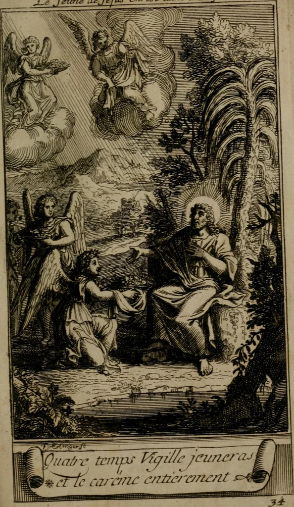 An illustration from Le guide fidele de la vraie gloire : presenté à monseigneur le duc de Bourgogne, instruisant ce jeune prince des choses qu'il doit croire, demander, pratiquer, frequenter, et eviter pour être roy pendant tous les siecles ..., 1688, leaf 128