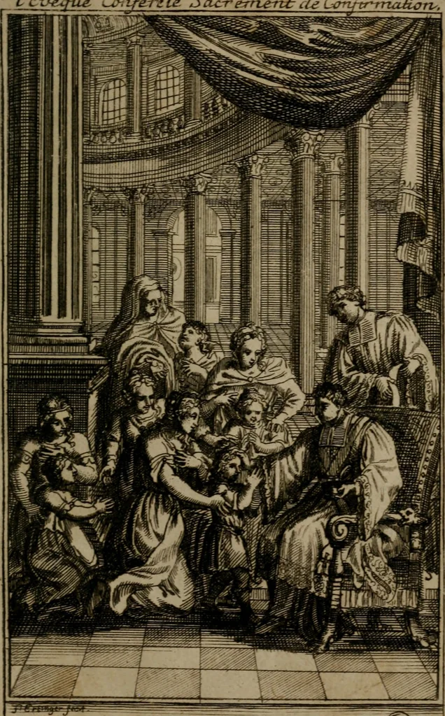 An illustration from Le guide fidele de la vraie gloire : presenté à monseigneur le duc de Bourgogne, instruisant ce jeune prince des choses qu'il doit croire, demander, pratiquer, frequenter, et eviter pour être roy pendant tous les siecles ..., 1688, leaf 140