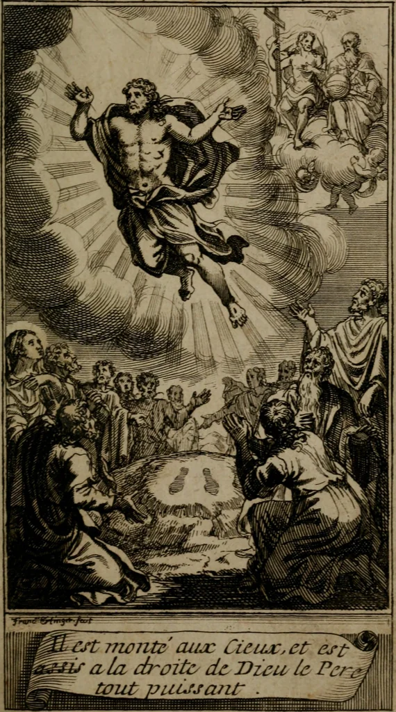 An illustration from Le guide fidele de la vraie gloire : presenté à monseigneur le duc de Bourgogne, instruisant ce jeune prince des choses qu'il doit croire, demander, pratiquer, frequenter, et eviter pour être roy pendant tous les siecles ..., 1688, leaf 16