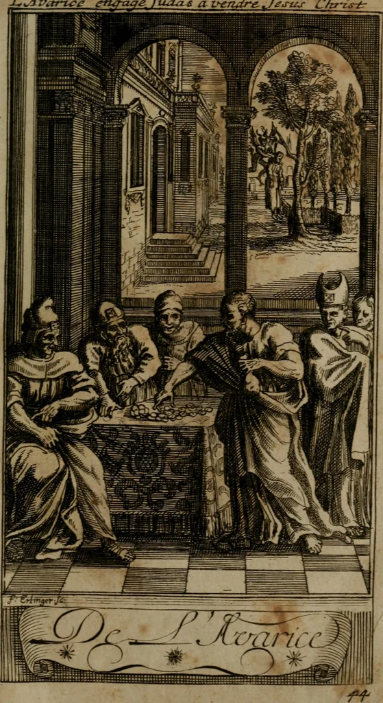 An illustration from Le guide fidele de la vraie gloire : presenté à monseigneur le duc de Bourgogne, instruisant ce jeune prince des choses qu'il doit croire, demander, pratiquer, frequenter, et eviter pour être roy pendant tous les siecles ..., 1688, leaf 168