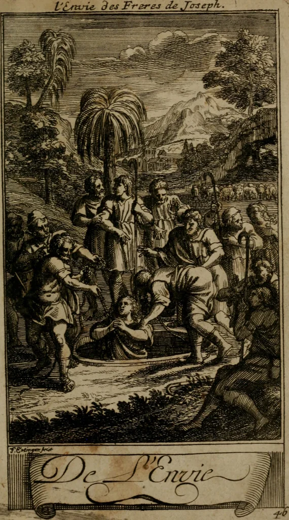 An illustration from Le guide fidele de la vraie gloire : presenté à monseigneur le duc de Bourgogne, instruisant ce jeune prince des choses qu'il doit croire, demander, pratiquer, frequenter, et eviter pour être roy pendant tous les siecles ..., 1688, leaf 176