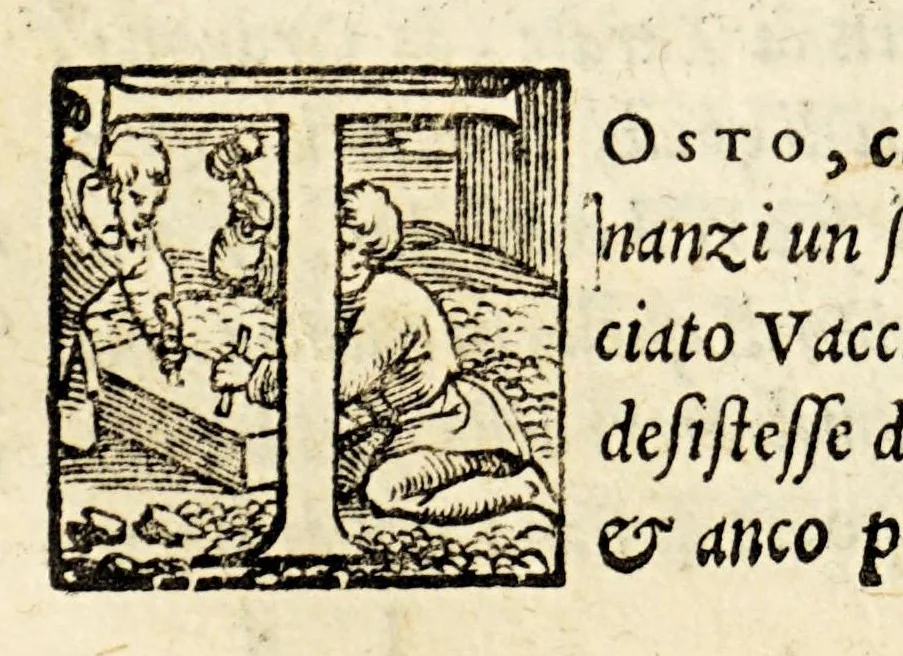An illustration from Le historie del Sig. Agostino di Zarate contatore e consigliero dell' imperatore Carlo V. dello scoprimento et conquista del Perù, : nelle quali si ha piena & particolar relatione delle cose successe in quelle bande, dal principio fino alla pacificatione delle prouincie, si in quel che tocco allo scoprimento, come al successo delle guerre ciuili occorse fra gli Spagnuoli & capitani, che lo conquistarono., 1563, leaf 152