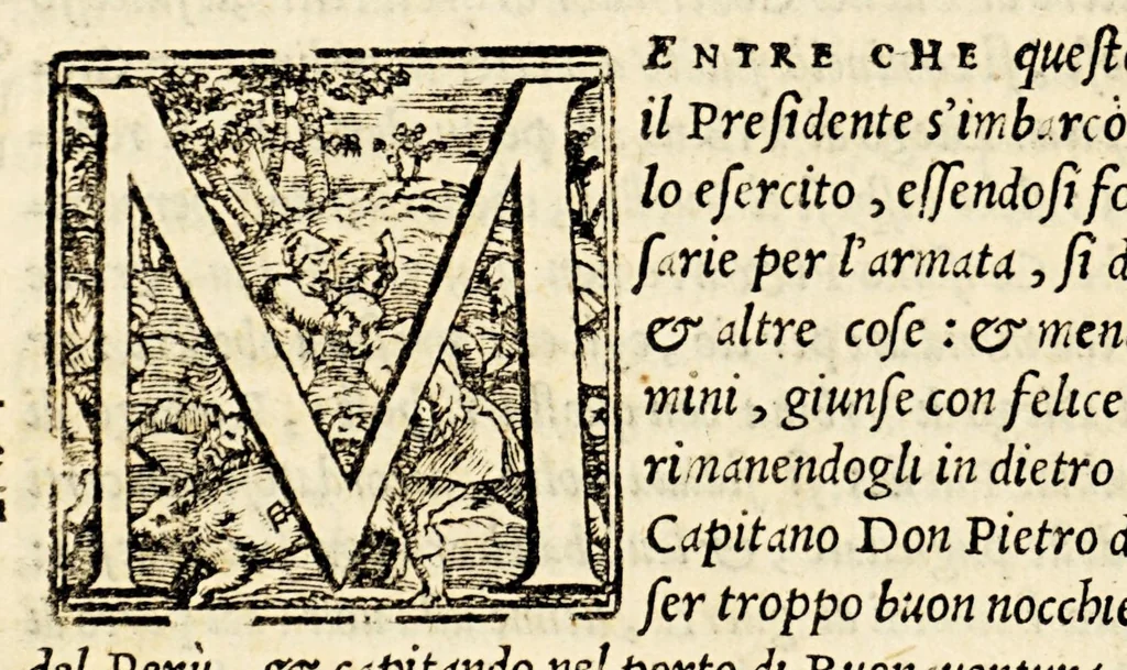 An illustration from Le historie del Sig. Agostino di Zarate contatore e consigliero dell' imperatore Carlo V. dello scoprimento et conquista del Perù, : nelle quali si ha piena & particolar relatione delle cose successe in quelle bande, dal principio fino alla pacificatione delle prouincie, si in quel che tocco allo scoprimento, come al successo delle guerre ciuili occorse fra gli Spagnuoli & capitani, che lo conquistarono., 1563, leaf 286