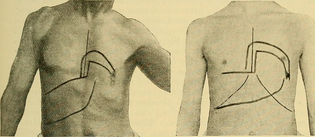 An illustration from Lehrbuch der Krankheiten des Herzens und der Blutgefässe, 1906, leaf 190
