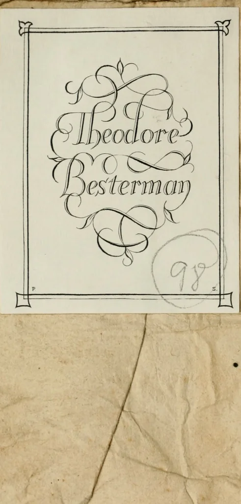 An illustration from Le iardin, et cabinet poetique de Paul Contant, apoticaire de Poictiers, 1609, leaf 1