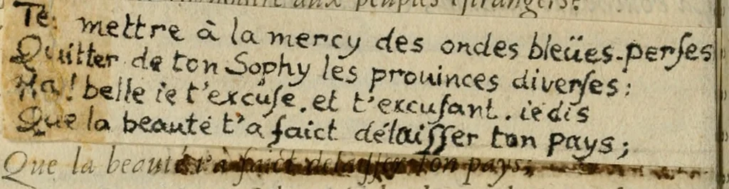 An illustration from Le iardin, et cabinet poetique de Paul Contant, apoticaire de Poictiers, 1609, leaf 57