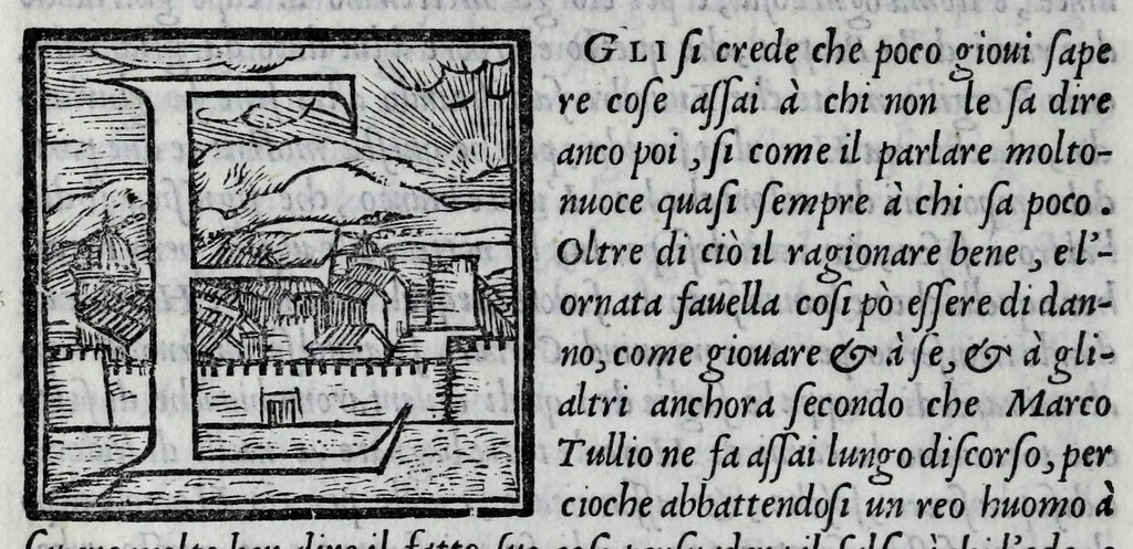An illustration from Le imagini con la spositione de'i dei de gliantichi, 1556, leaf 148