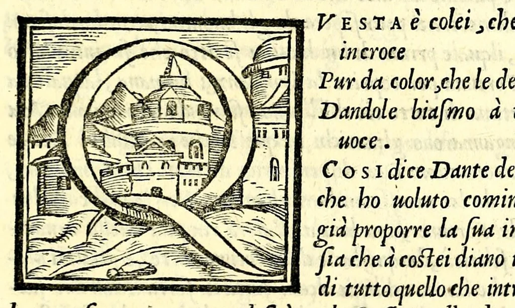 An illustration from Le imagini con la spositione de i dei de gliantichi, 1556, leaf 195