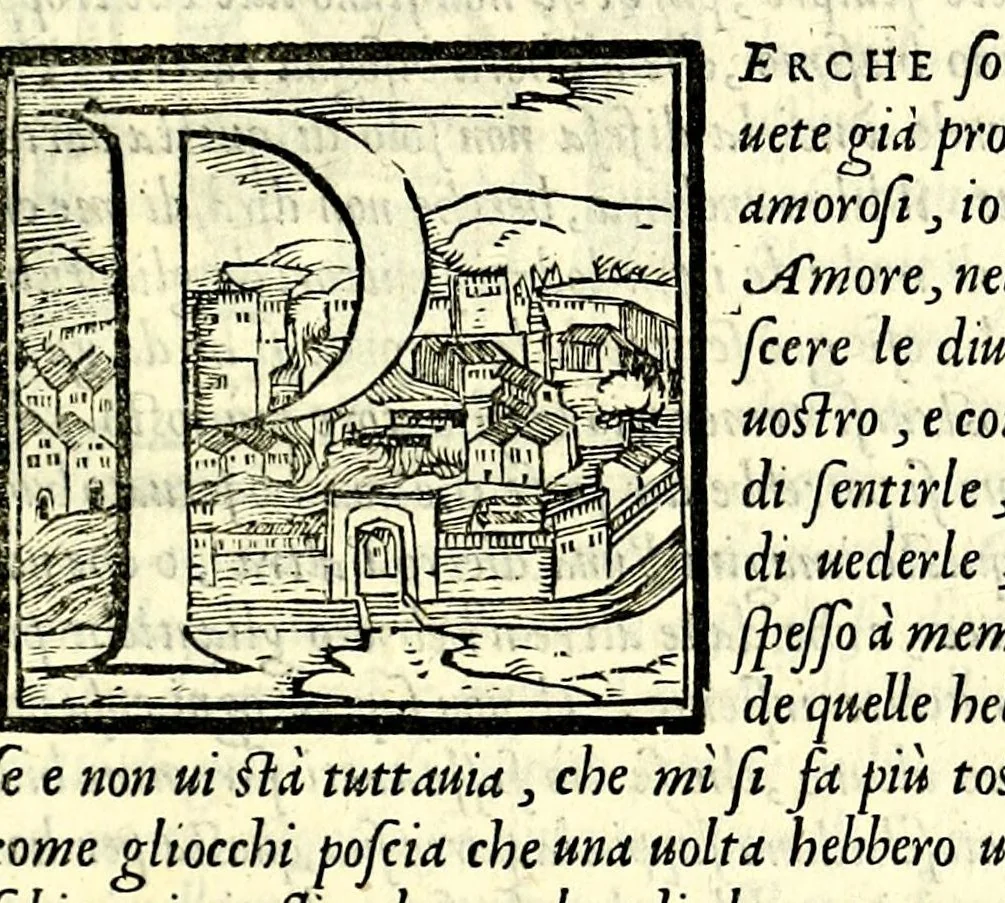 An illustration from Le imagini con la spositione de i dei de gliantichi, 1556, leaf 215