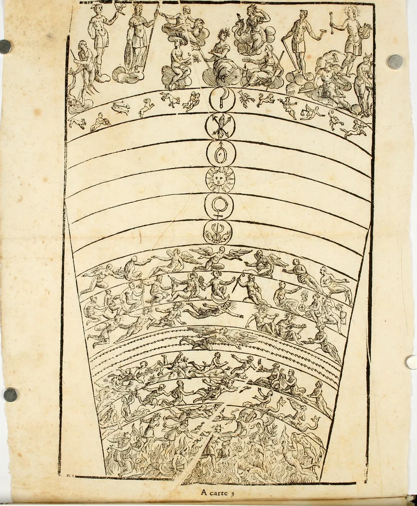 An illustration from Le imagini de gli dei de gli antichi : nelle quali sono descritte la religione de gli antichi li idoli, riti, & ceremonie loro, con l'aggiunta di molte principali imagini che nell'altre mancauano, et con l'espositione in epilogo di ciasceduna & suo significato, 1624, leaf 13