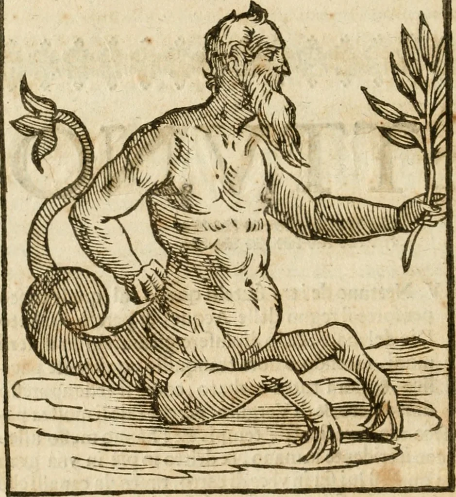 An illustration from Le imagini de gli dei de gli antichi : nelle quali sono descritte la religione de gli antichi li idoli, riti, & ceremonie loro, con l'aggiunta di molte principali imagini che nell'altre mancauano, et con l'espositione in epilogo di ciasceduna & suo significato, 1624, leaf 215