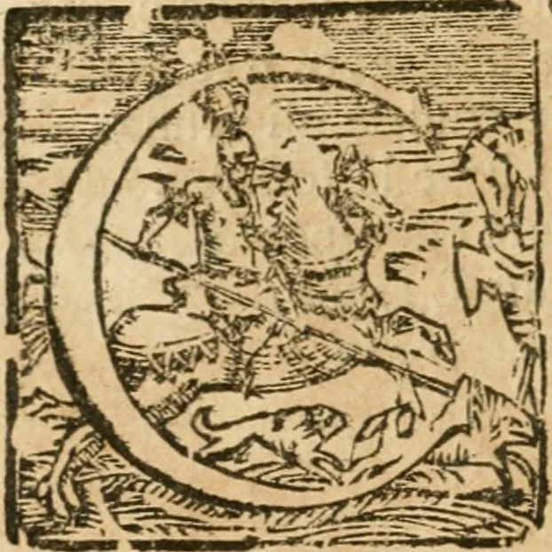 An illustration from Le imagini de gli dei de gli antichi : nelle quali sono descritte la religione de gli antichi li idoli, riti, & ceremonie loro, con l'aggiunta di molte principali imagini che nell'altre mancauano, et con l'espositione in epilogo di ciasceduna & suo significato, 1624, leaf 385