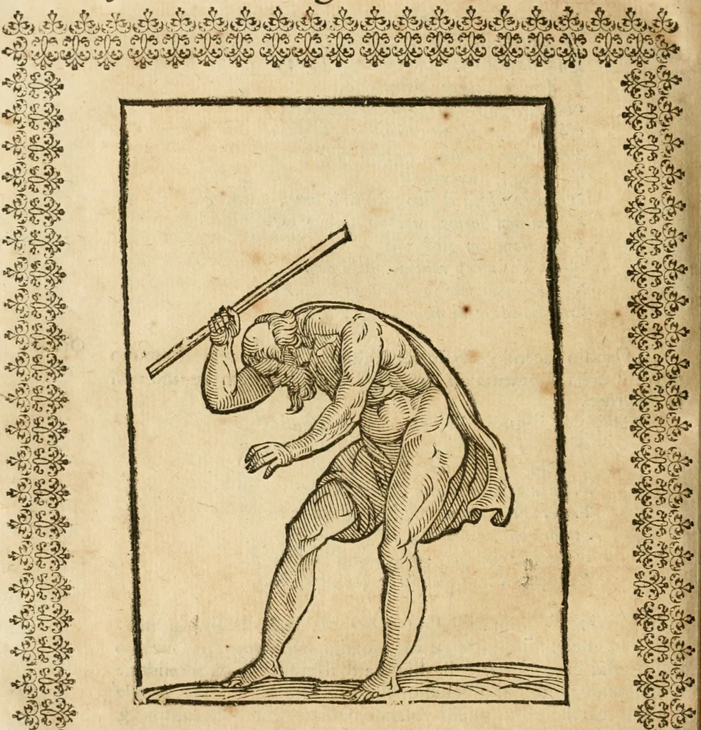 An illustration from Le imagini de gli dei de gli antichi : nelle quali sono descritte la religione de gli antichi li idoli, riti, & ceremonie loro, con l'aggiunta di molte principali imagini che nell'altre mancauano, et con l'espositione in epilogo di ciasceduna & suo significato, 1624, leaf 399
