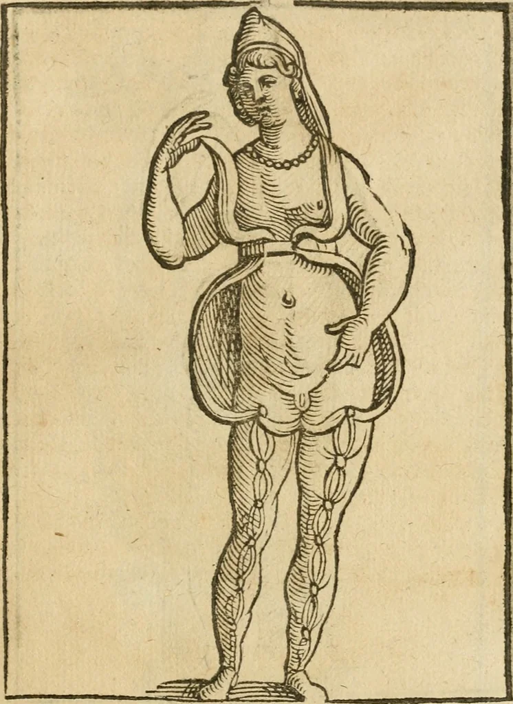 An illustration from Le imagini de gli dei de gli antichi : nelle quali sono descritte la religione de gli antichi li idoli, riti, & ceremonie loro, con l'aggiunta di molte principali imagini che nell'altre mancauano, et con l'espositione in epilogo di ciasceduna & suo significato, 1624, leaf 484