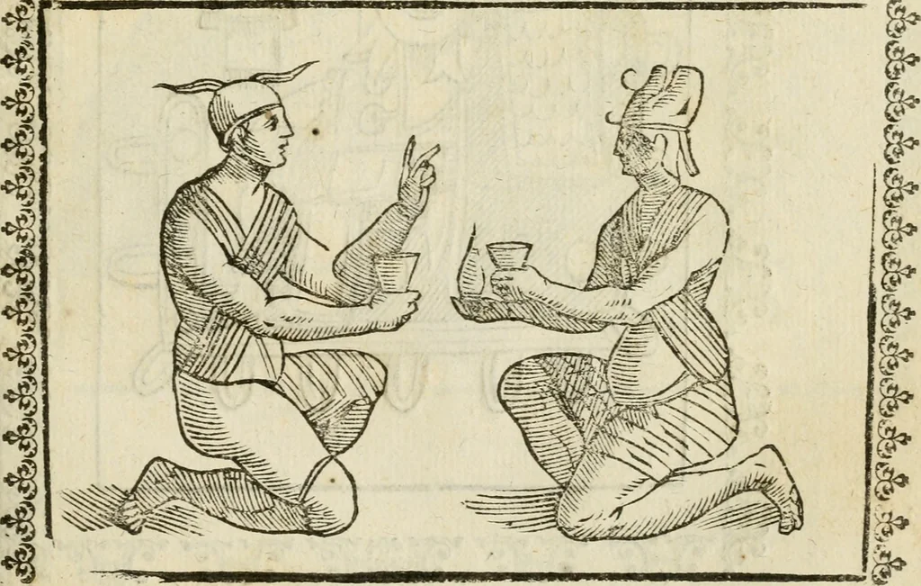 An illustration from Le imagini de gli dei de gli antichi : nelle quali sono descritte la religione de gli antichi li idoli, riti, & ceremonie loro, con l'aggiunta di molte principali imagini che nell'altre mancauano, et con l'espositione in epilogo di ciasceduna & suo significato, 1624, leaf 496