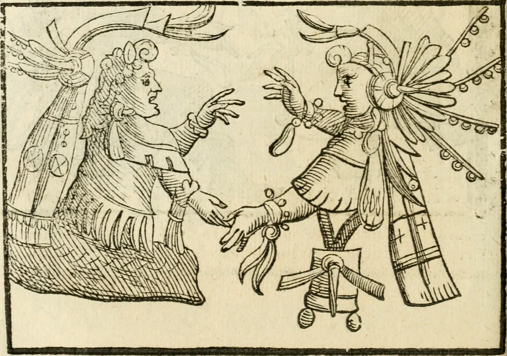 An illustration from Le imagini de gli dei de gli antichi : nelle quali sono descritte la religione de gli antichi li idoli, riti, & ceremonie loro, con l'aggiunta di molte principali imagini che nell'altre mancauano, et con l'espositione in epilogo di ciasceduna & suo significato, 1624, leaf 499