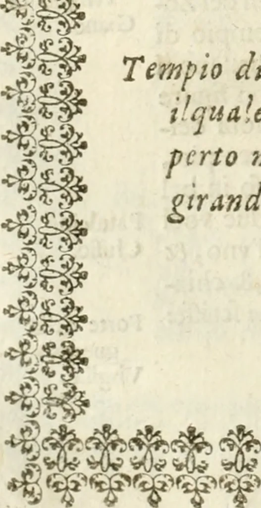 An illustration from Le imagini de gli dei de gli antichi : nelle quali sono descritte la religione de gli antichi li idoli, riti, & ceremonie loro, con l'aggiunta di molte principali imagini che nell'altre mancauano, et con l'espositione in epilogo di ciasceduna & suo significato, 1624, leaf 51
