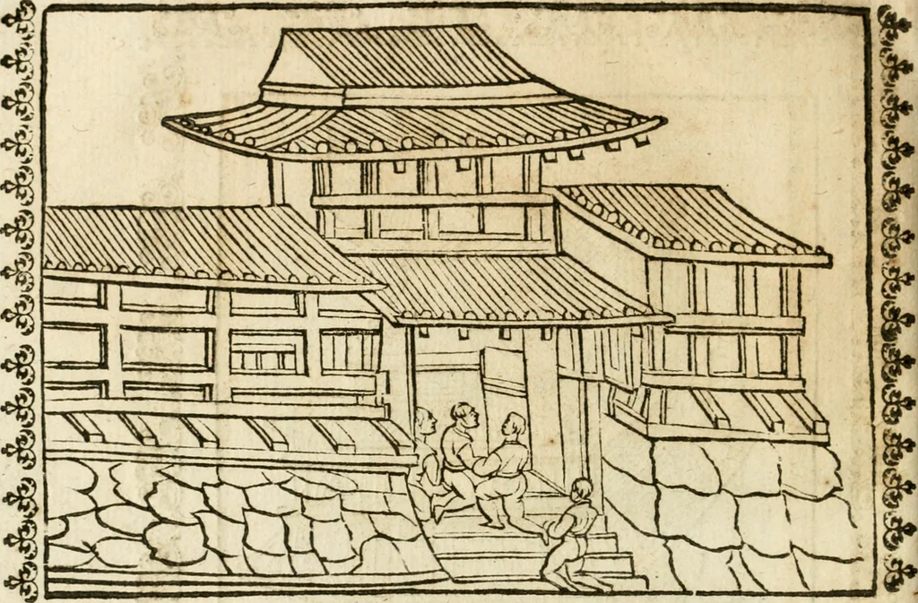 An illustration from Le imagini de gli dei de gli antichi : nelle quali sono descritte la religione de gli antichi li idoli, riti, & ceremonie loro, con l'aggiunta di molte principali imagini che nell'altre mancauano, et con l'espositione in epilogo di ciasceduna & suo significato, 1624, leaf 517