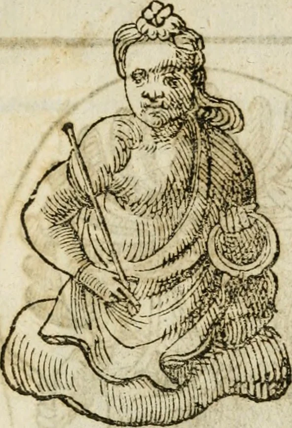 An illustration from Le imagini de gli dei de gli antichi : nelle quali sono descritte la religione de gli antichi li idoli, riti, & ceremonie loro, con l'aggiunta di molte principali imagini che nell'altre mancauano, et con l'espositione in epilogo di ciasceduna & suo significato, 1624, leaf 524
