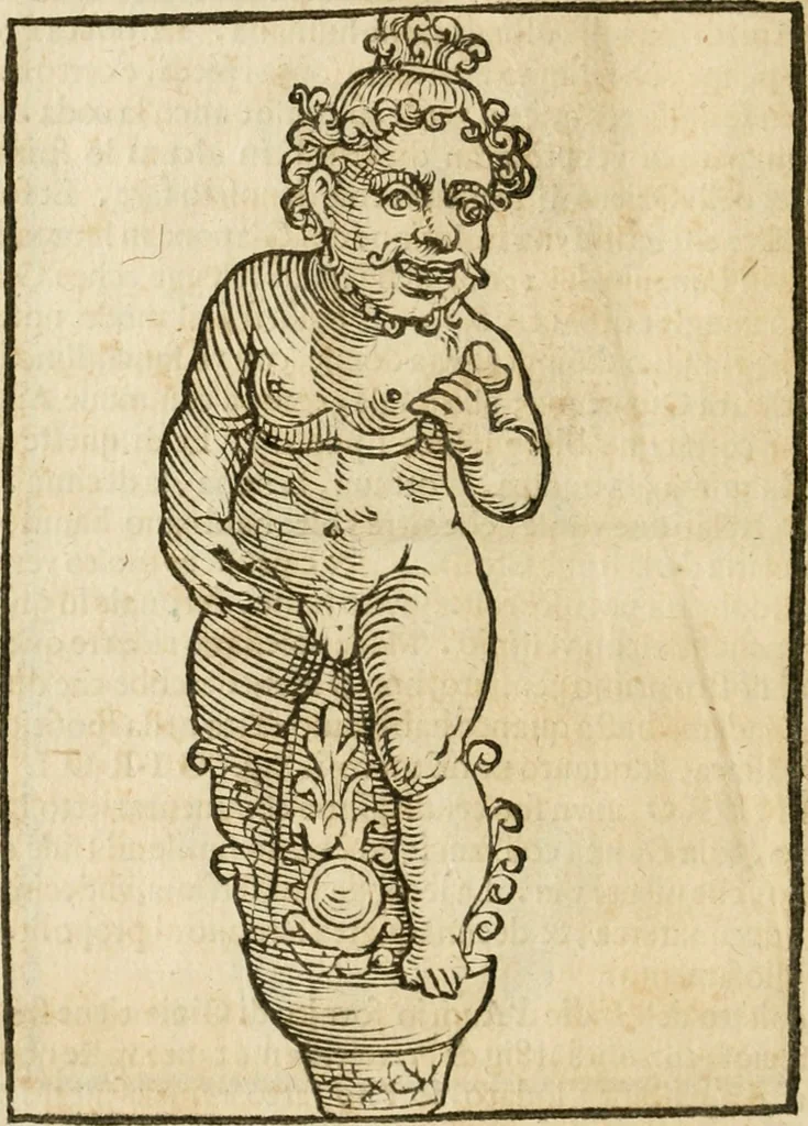 An illustration from Le imagini de gli dei de gli antichi : nelle quali sono descritte la religione de gli antichi li idoli, riti, & ceremonie loro, con l'aggiunta di molte principali imagini che nell'altre mancauano, et con l'espositione in epilogo di ciasceduna & suo significato, 1624, leaf 533