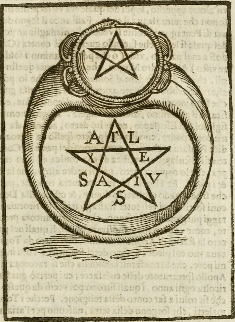 An illustration from Le imagini de gli dei de gli antichi : nelle quali sono descritte la religione de gli antichi li idoli, riti, & ceremonie loro, con l'aggiunta di molte principali imagini che nell'altre mancauano, et con l'espositione in epilogo di ciasceduna & suo significato, 1624, leaf 88