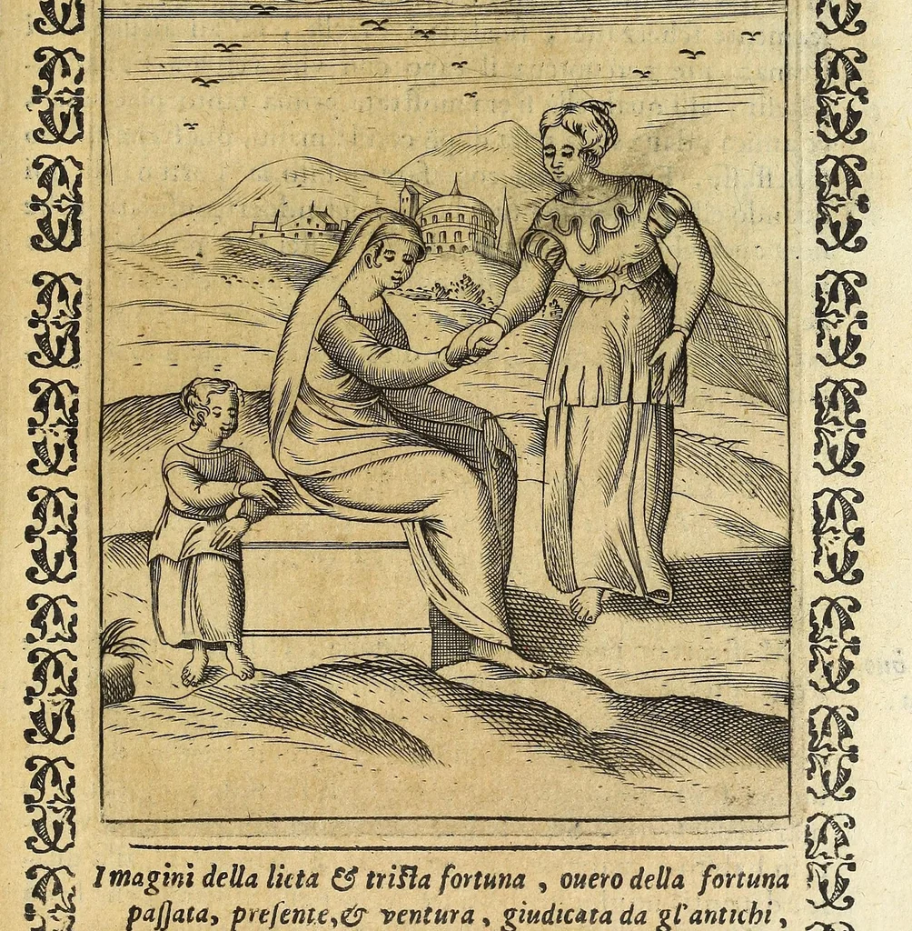 An illustration from Le imagini de gli dei de gli antichi, 1608, leaf 471