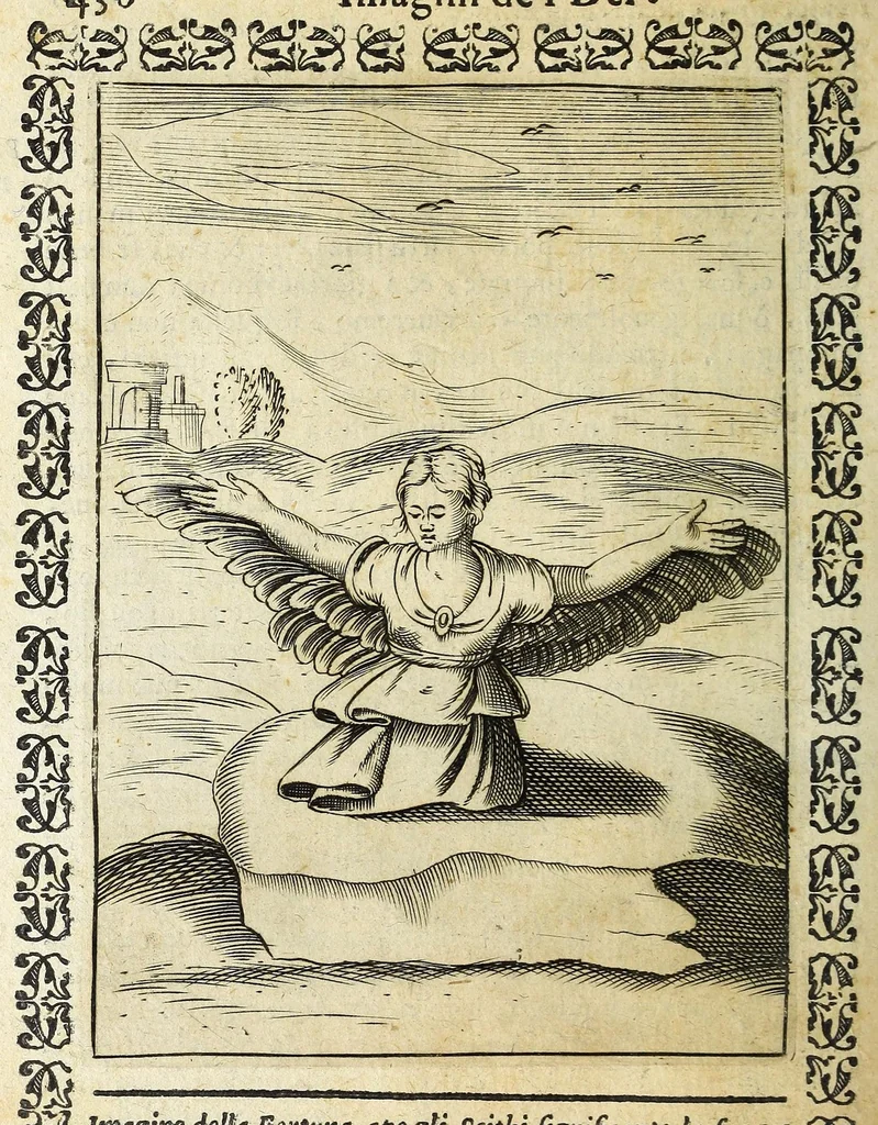 An illustration from Le imagini de gli dei de gli antichi, 1608, leaf 490