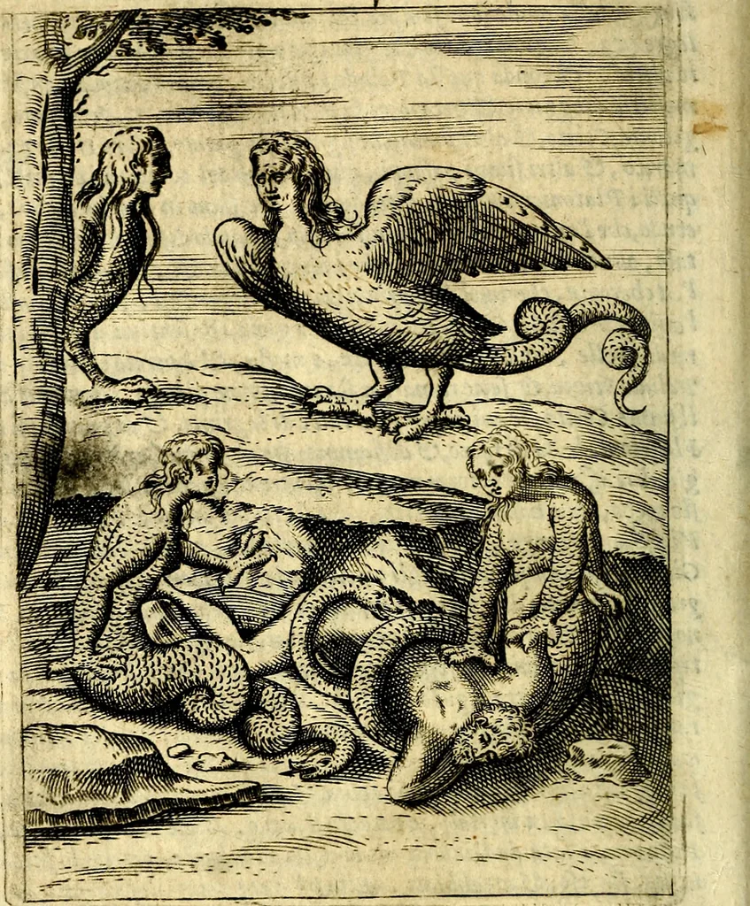 An illustration from Le imagini de gli dei de gli antichi del signor Vincenzo Cartari, reggiano : nelle quali sono descritte la religione de gli antichi, li idoli, riti & ceremonie loro ... et con l'espositione in epilogo di ciascheduna & suo significato : estrata dall' istesso Cartari per Cesare Malfatti .., 1625, leaf 251