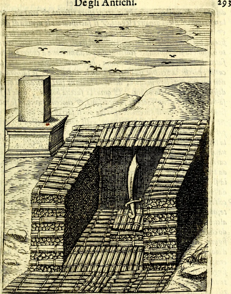 An illustration from Le imagini de gli dei de gli antichi del signor Vincenzo Cartari, reggiano : nelle quali sono descritte la religione de gli antichi, li idoli, riti & ceremonie loro ... et con l'espositione in epilogo di ciascheduna & suo significato : estrata dall' istesso Cartari per Cesare Malfatti .., 1625, leaf 328