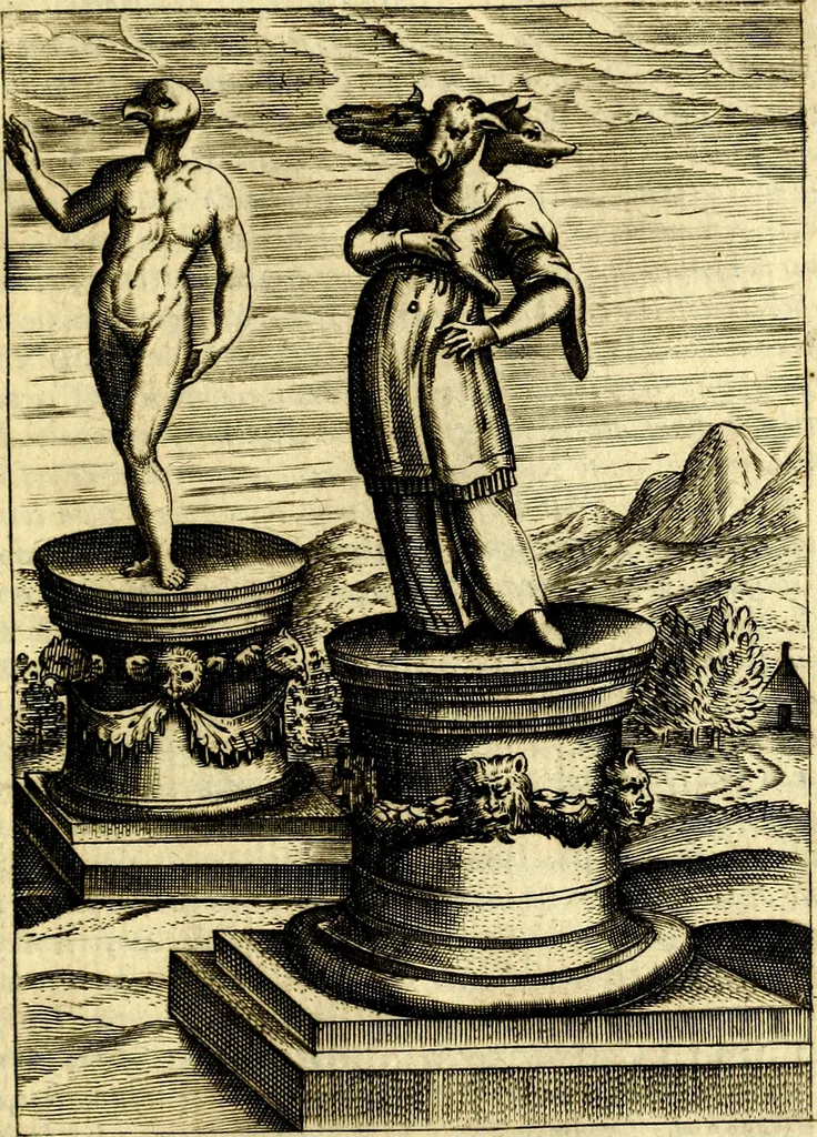 An illustration from Le imagini de gli dei de gli antichi, 1609, leaf 118