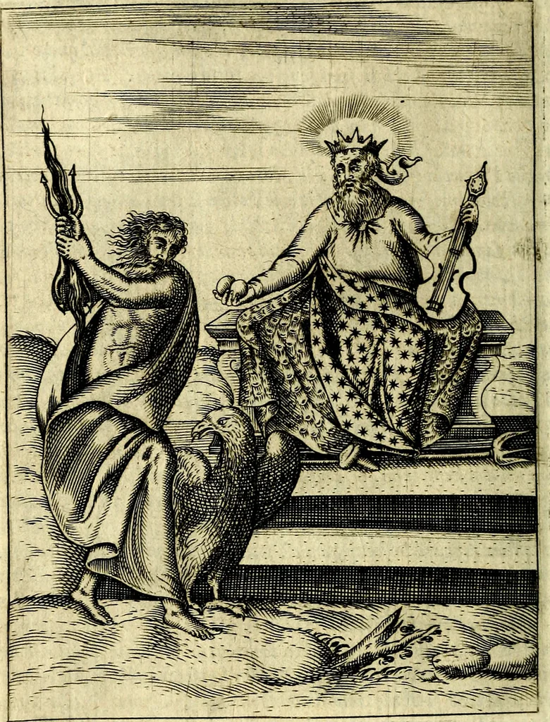 An illustration from Le imagini de gli dei de gli antichi, 1609, leaf 145