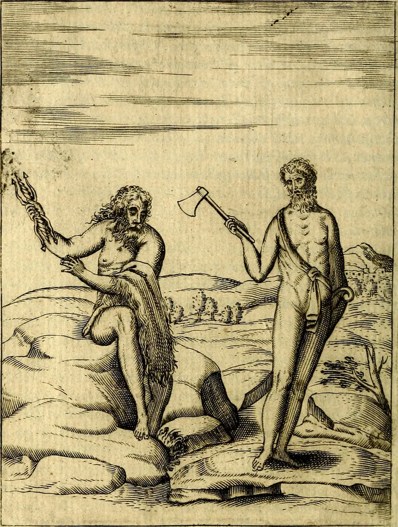 An illustration from Le imagini de gli dei de gli antichi, 1609, leaf 155