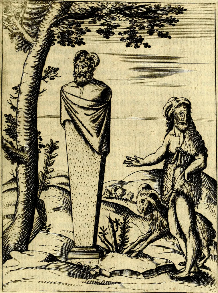 An illustration from Le imagini de gli dei de gli antichi, 1609, leaf 160