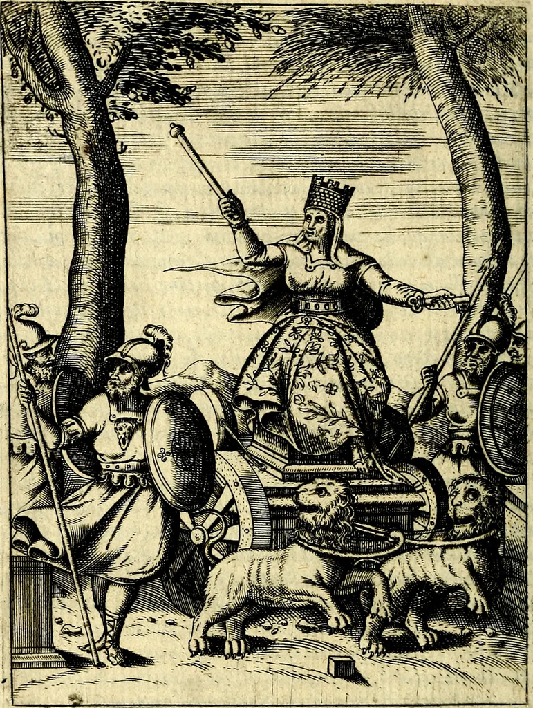 An illustration from Le imagini de gli dei de gli antichi, 1609, leaf 187
