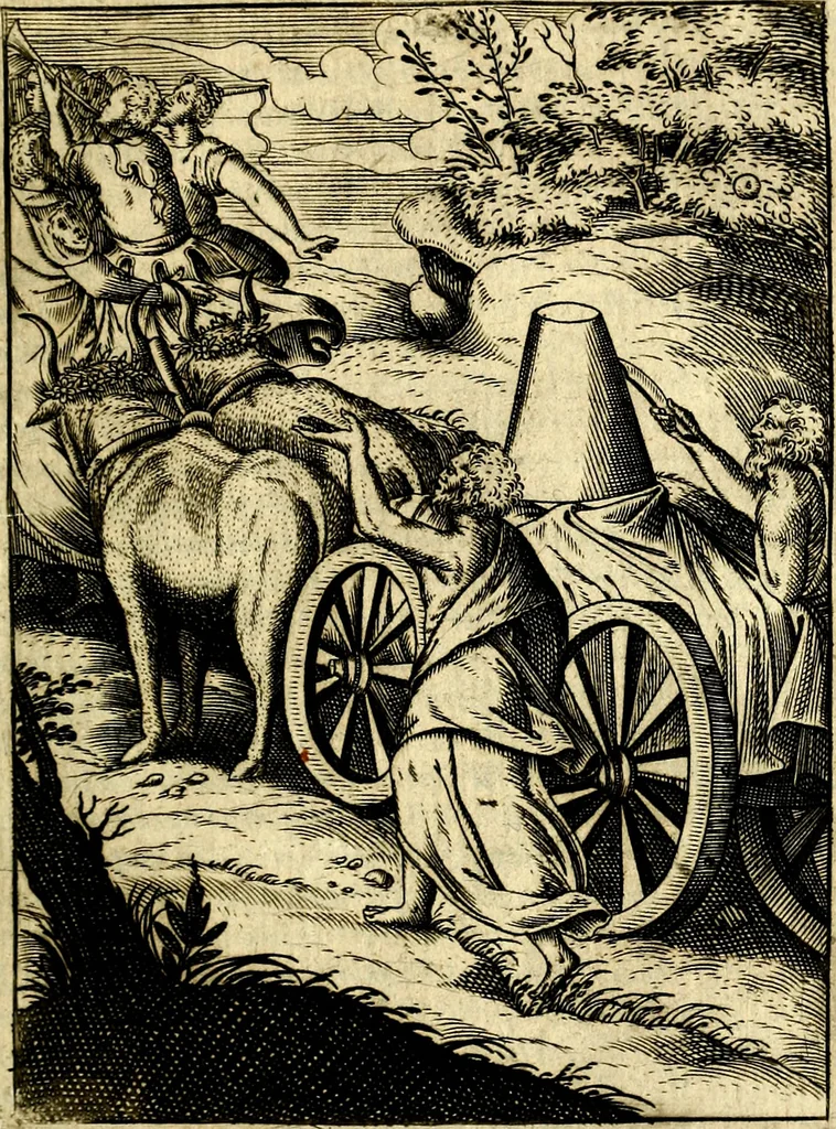 An illustration from Le imagini de gli dei de gli antichi, 1609, leaf 192