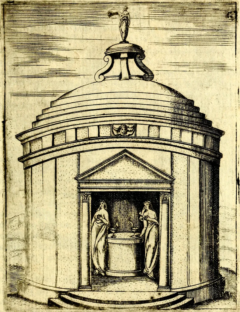 An illustration from Le imagini de gli dei de gli antichi, 1609, leaf 198