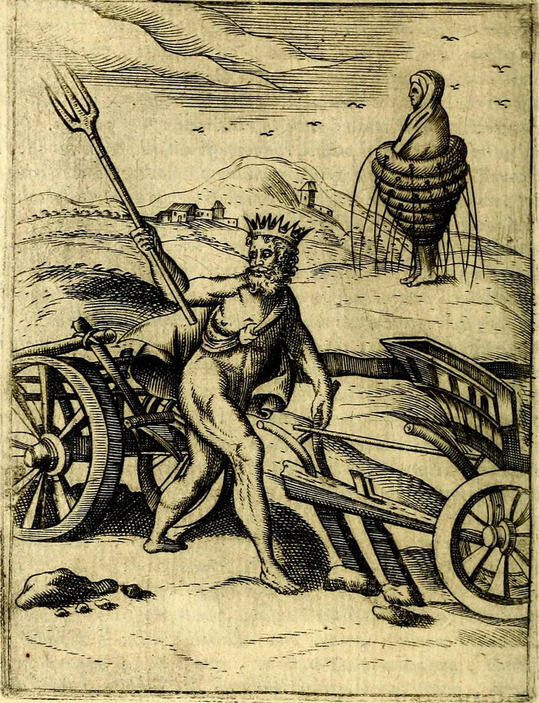 An illustration from Le imagini de gli dei de gli antichi, 1609, leaf 223