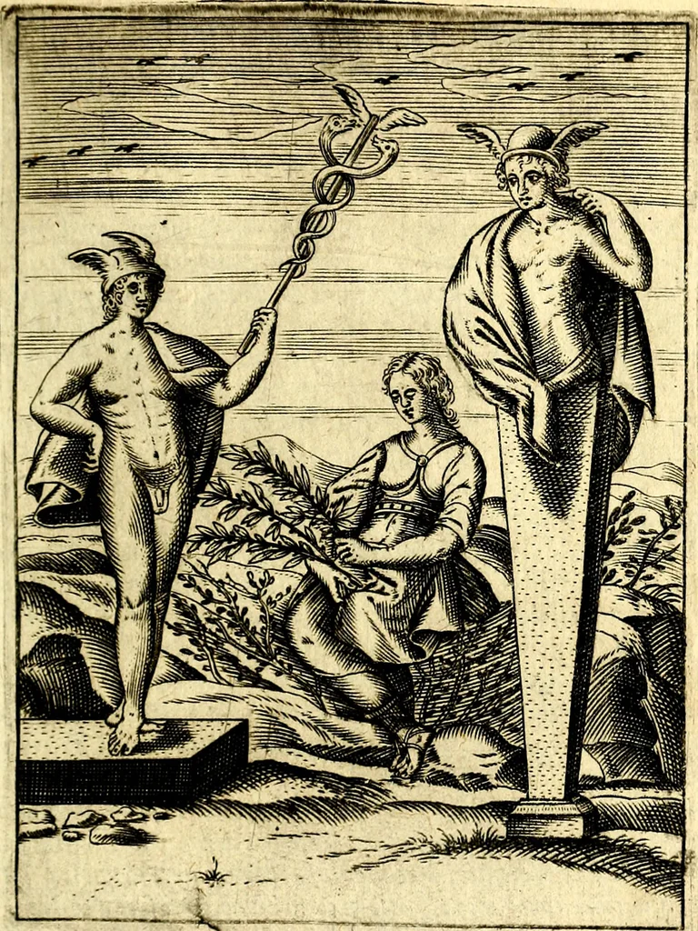 An illustration from Le imagini de gli dei de gli antichi, 1609, leaf 276
