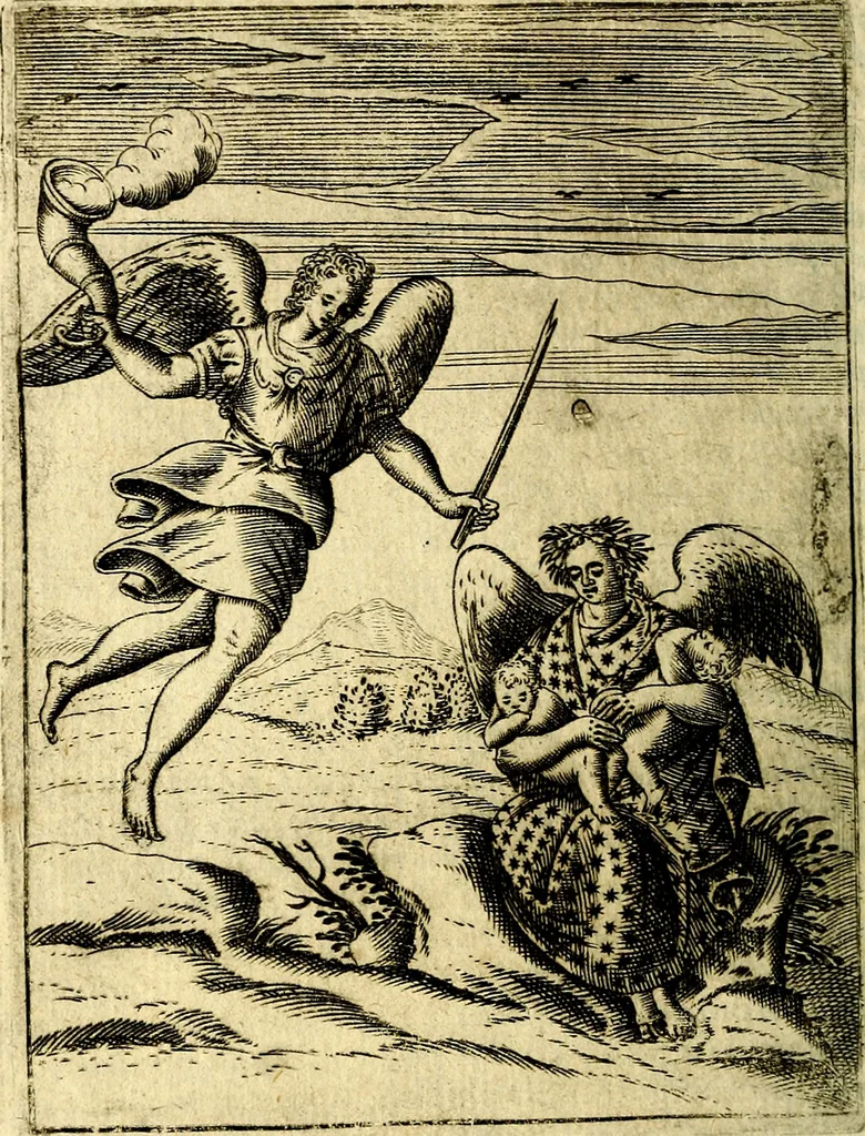 An illustration from Le imagini de gli dei de gli antichi, 1609, leaf 281