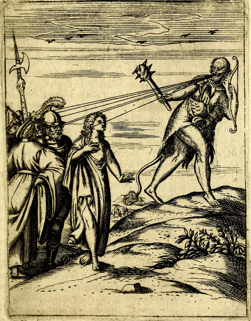 An illustration from Le imagini de gli dei de gli antichi, 1609, leaf 288