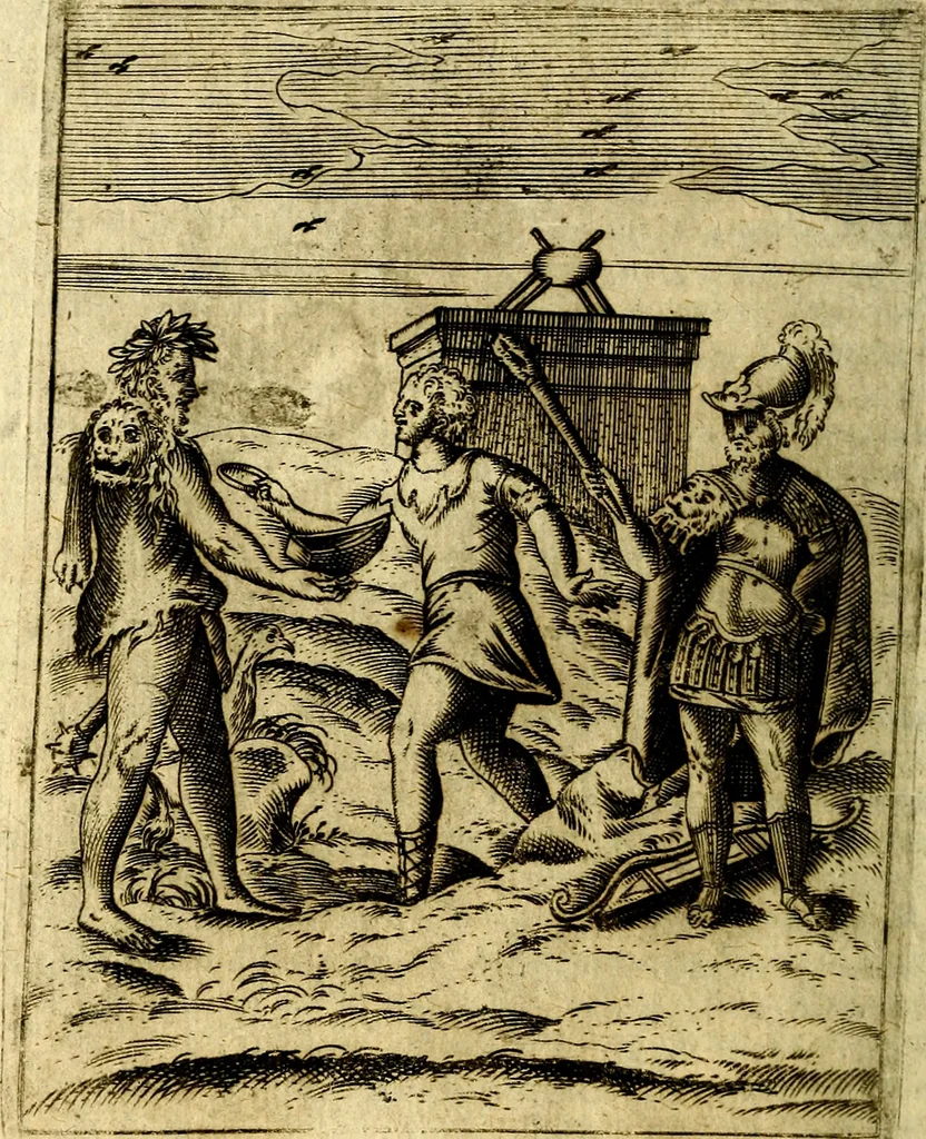 An illustration from Le imagini de gli dei de gli antichi, 1609, leaf 293