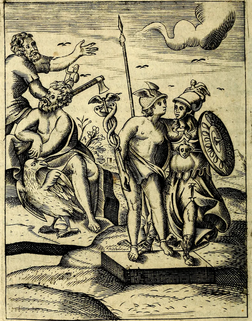 An illustration from Le imagini de gli dei de gli antichi, 1609, leaf 301