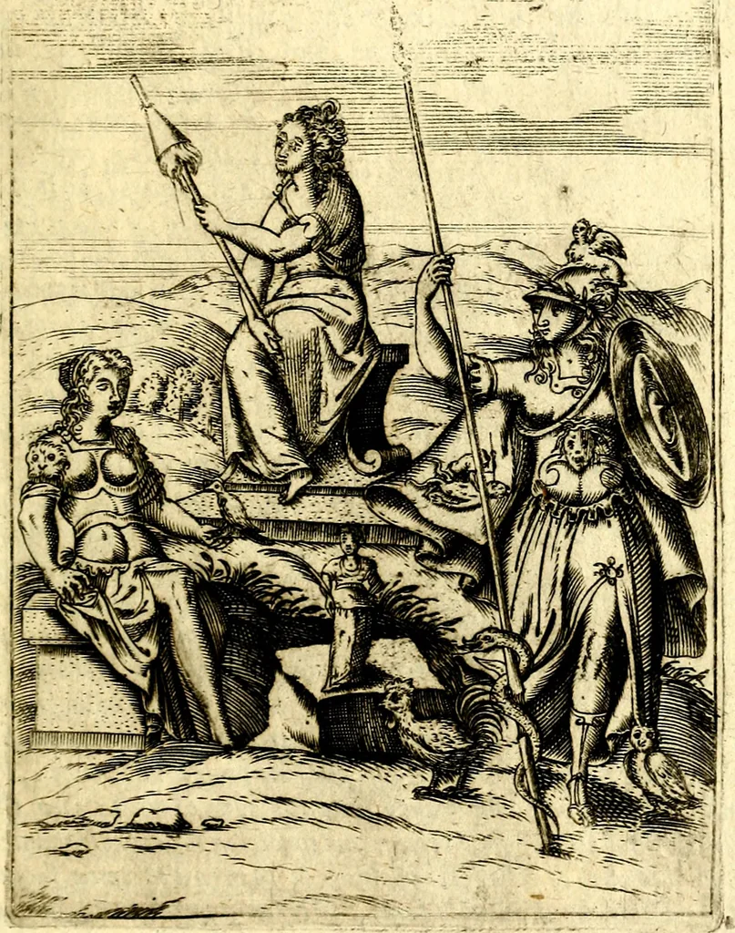 An illustration from Le imagini de gli dei de gli antichi, 1609, leaf 306