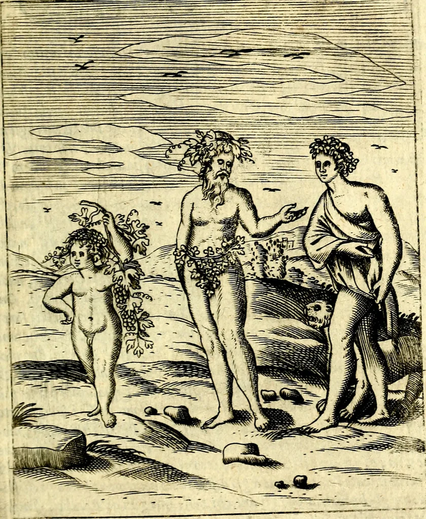 An illustration from Le imagini de gli dei de gli antichi, 1609, leaf 340