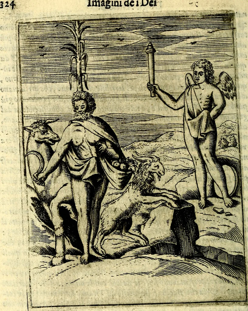 An illustration from Le imagini de gli dei de gli antichi, 1609, leaf 361