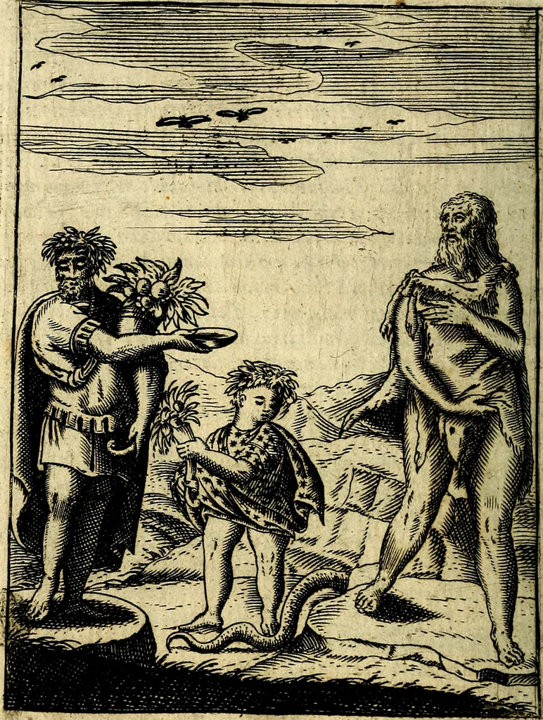 An illustration from Le imagini de gli dei de gli antichi, 1609, leaf 369