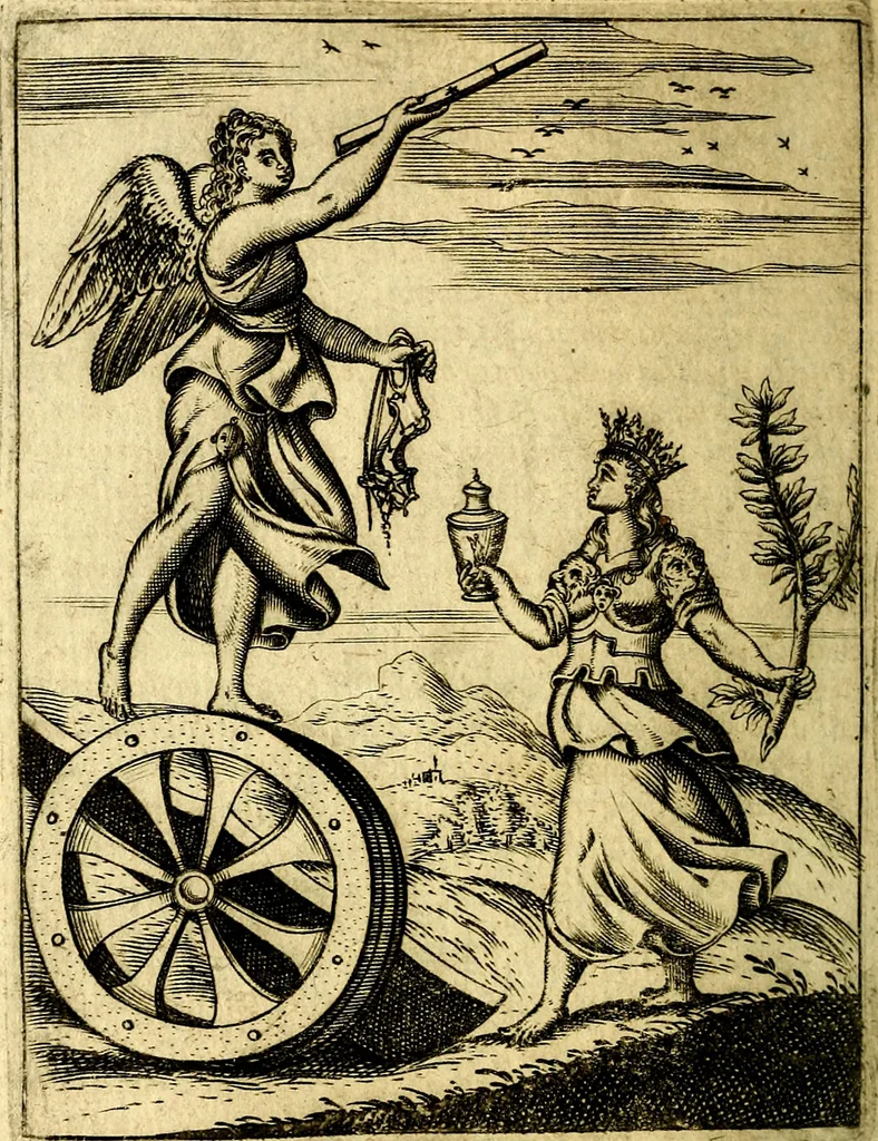 An illustration from Le imagini de gli dei de gli antichi, 1609, leaf 377