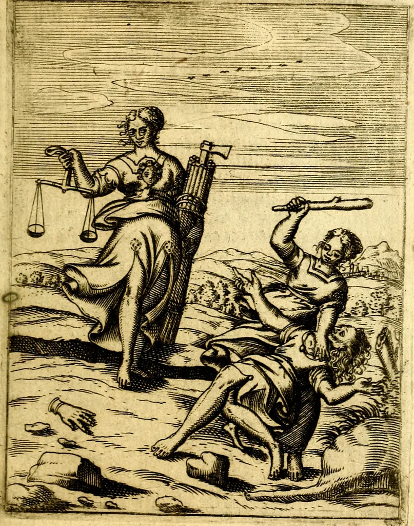 An illustration from Le imagini de gli dei de gli antichi, 1609, leaf 380