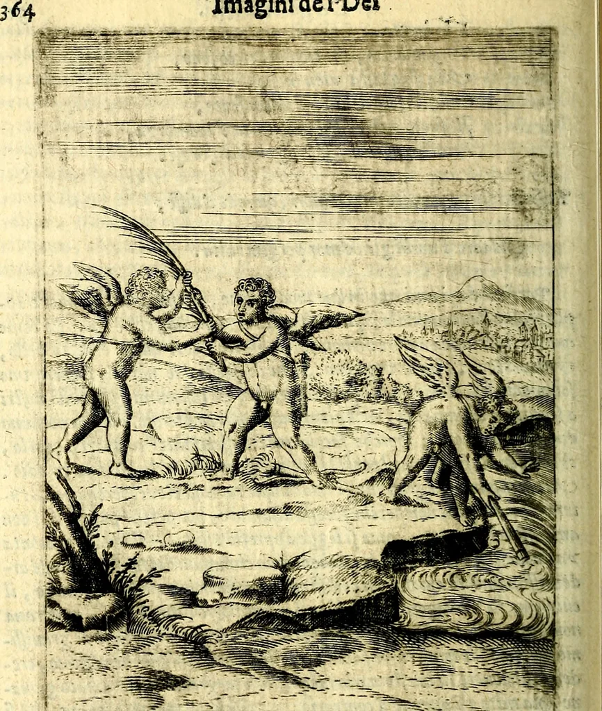 An illustration from Le imagini de gli dei de gli antichi, 1609, leaf 401