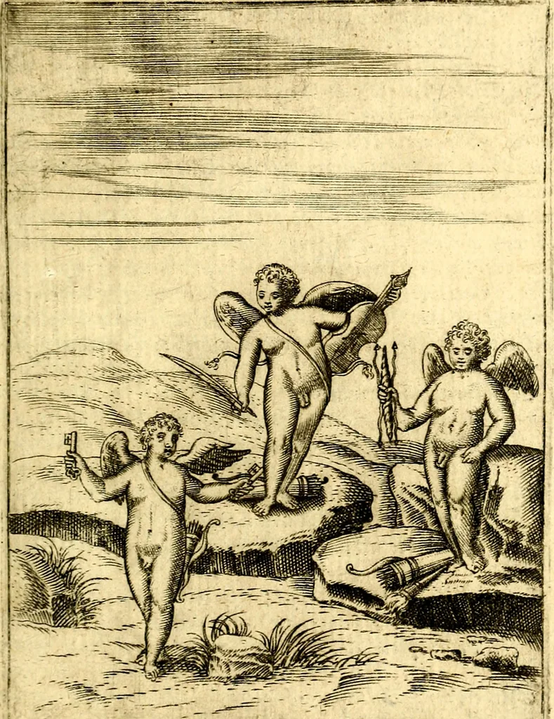 An illustration from Le imagini de gli dei de gli antichi, 1609, leaf 414